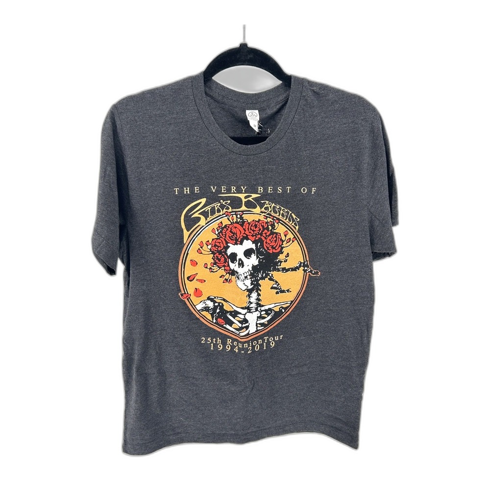 Alternative Gib's Bagels Reunion Tour T-Shirt Mens M Grey Skull Roses Graphic